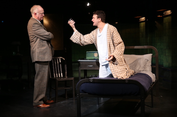 Reed Birney and Ephraim Birney star in Joseph Dougherty&#39;s Chester Bailey, directed by Ron Lagomarsino, at Irish Repertory Theatre. 