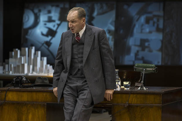 Ralph Fiennes stars as Robert Moses in David Hare&#39;s Straight Line Crazy, directed by Nicholas Hytner and Jamie Armitage, at the Shed. 
