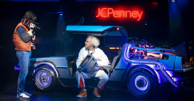 Roger Bart plays Doc Brown in the London run of Back to the Future, and will transfer with the production to Broadway. 