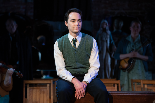 Jim Parsons stars in the off-Broadway revival of A Man of No Importance, directed by John Doyle, at Classic stage Company. 