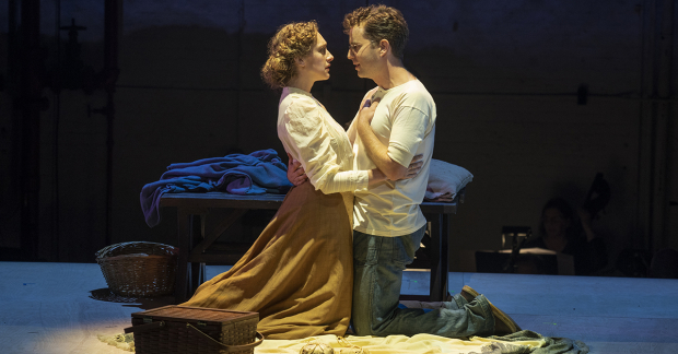 Micaela Diamond and Ben Platt as Lucille and Leo Frank in the New York City Center production of Parade