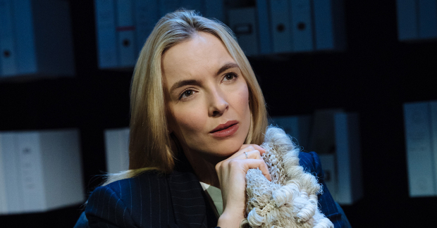 Jodie Comer in the West End production of Prima Facie
