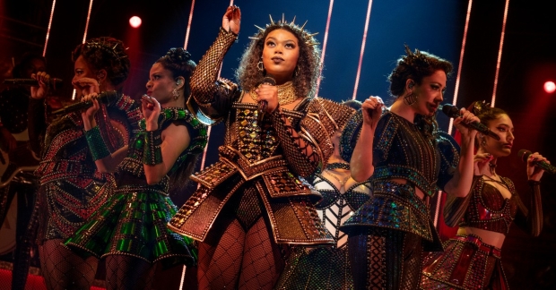 Khaila Wilcoxon and the Aragon touring cast of Six, set for a seven-week run at the Venetian Resort Las Vegas this spring.