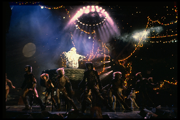 A scene from the original production of Cats on Broadway at the Winter Garden Theatre