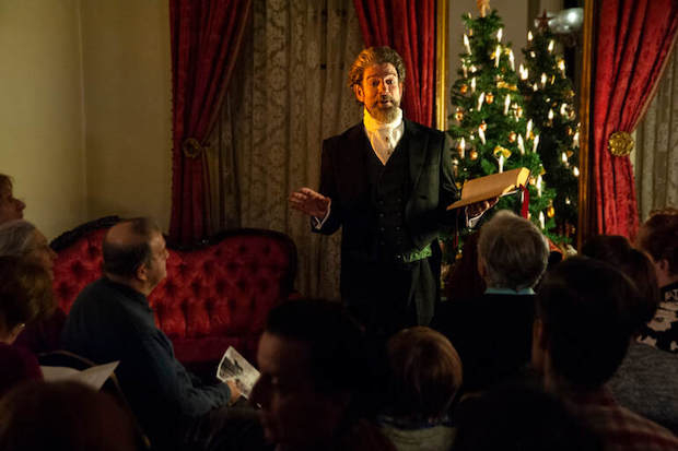 John Kevin Jones stars in A Christmas Carol at the Merchant&#39;s House. 