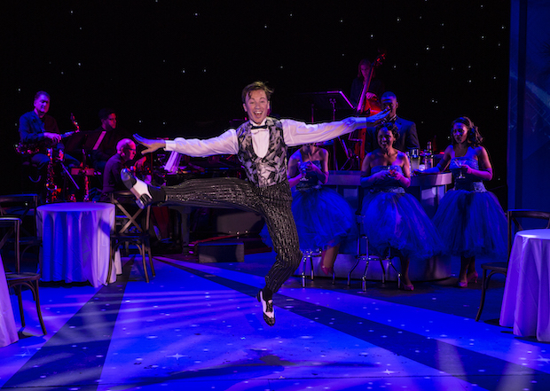 Cory Lingner dances in Hoagy Carmichael&#39;s Stardust Road, directed by Susan H. Schulman, for the York Theatre Company. 