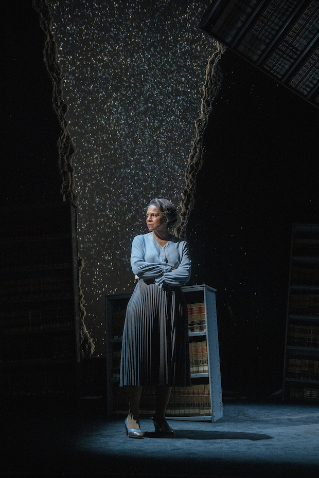 Audra McDonald stars in Adrienne Kennedy&#39;s Ohio State Murders, directed by Kenny Leon, at Broadway&#39;s James Earl Jones Theatre.