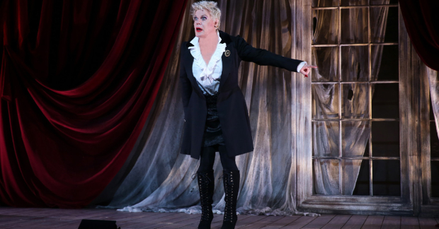 Eddie Izzard stars in her solo performance of Charles Dickens's Great Expectations, directed by Selina Cadell, at the Greenwich House Theater.