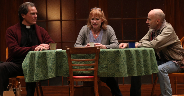 Michael Shannon, Johanna Day, and Arliss Howard star in a Theatre for a New Audience production of Denis Johnson&#39;s Des Moines, directed by Arin Arbus at the Polonsky Shakespeare Center.