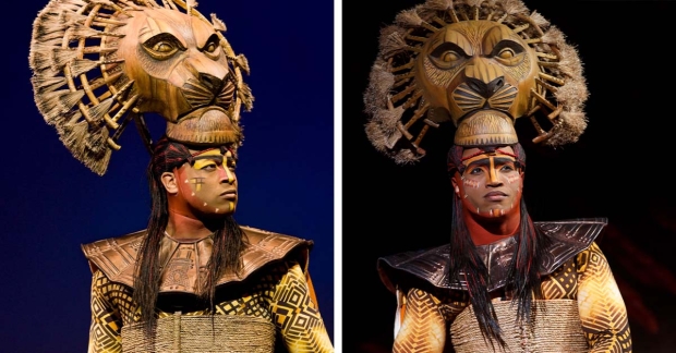 Shaun Escoffery and L. Steven Taylor in Disney&#39;s The Lion King