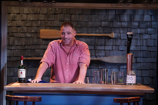 Michael Mellamphy stars in Ronán Noone&#39;s The Smuggler, directed by Conor Bagley, at Irish Repertory Theatre. 