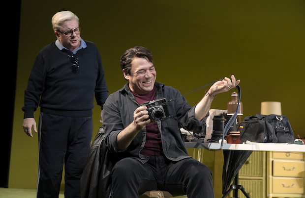 Nathan Lane and Danny Burstein star in Sharr White&#39;s Pictures From Home, directed by Bartlett Sher, at Broadway&#39;s Studio 54. 
