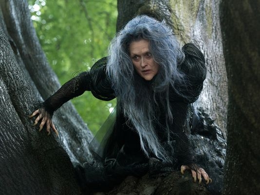 Meryl Streep plays The Witch in Disney's film adaptation of Stephen Sondheim's <i>Into the Woods</i>.