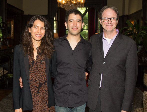 Artistic Directors Sarah Stern and Douglas Aibel present their new playwright-in-residence. Christopher Chen. 
