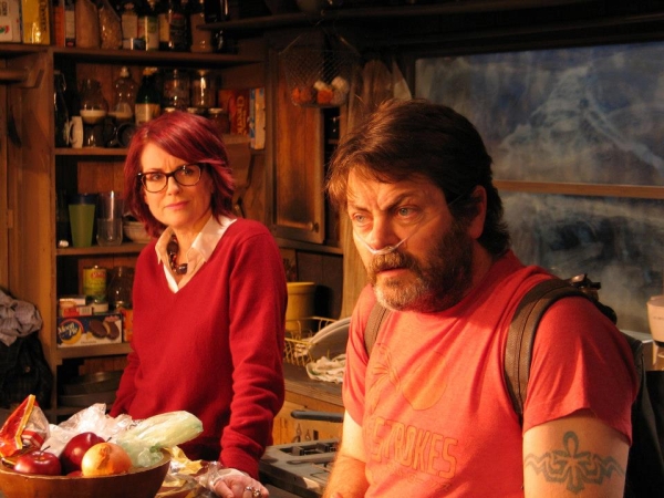 Megan Mullally and Nick Offerman in Annapurna