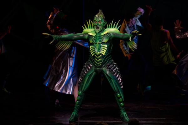 Patrick Page as the Green Goblin.