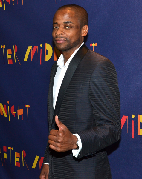Dulé Hill gives us the thumbs-up.