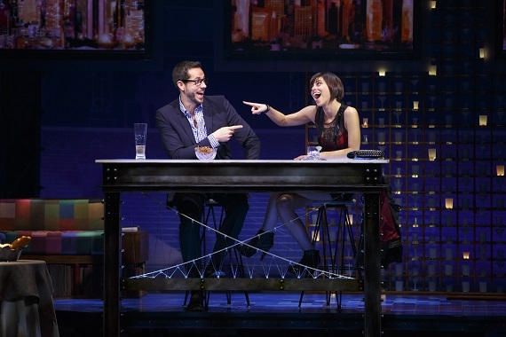 Zachary Levi and Krysta Rodriguez in First Date.
