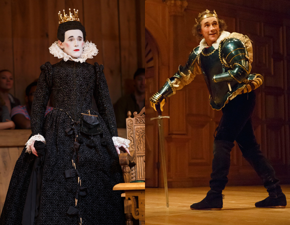 Mark Rylance as Olivia in Twelfth Night and Richard III in Richard III.