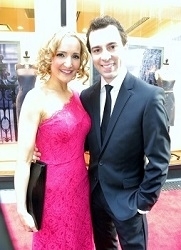 Rob McClure with his wife, Maggie.
