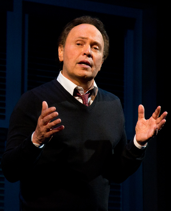 Billy Crystal onstage at the Imperial Theatre.
