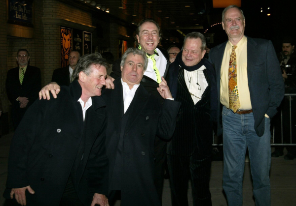 Terry Jones, Michael Palin, Eric Idle, Terry Gilliam, and John Cleese 