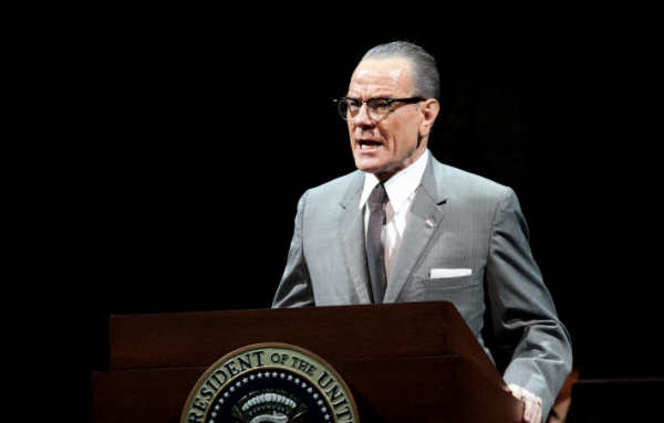 Bryan Cranston as LBJ in All the Way at A.R.T.