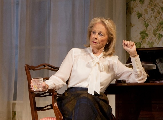 Maureen Anderman in the Huntington Theatre Company&#39;s production of A.R. Gurney&#39;s The Cocktail Hour.
