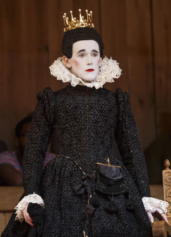 Mark Rylance as Olivia in the Shakespeare's Globe production of Twelfth Night.