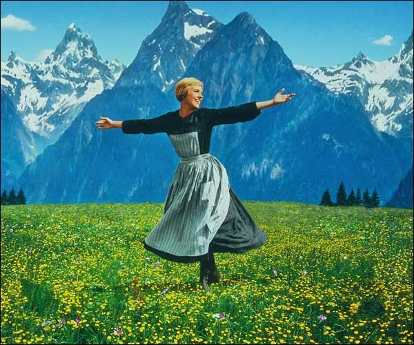 Julie Andrews in the film adaptation of The Sound of Music