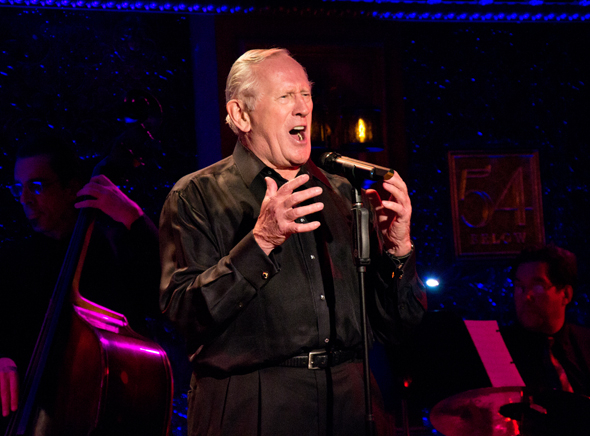 Len Cariou on stage at 54 Below.