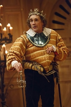 Mark Rylance as King Richard III in the Shakespeare's Globe production of &#39;&#39;&#39;Richard III&#39;&#39;, directed by Tim Carroll, at Broadway&#39;s Belasco Theatre.