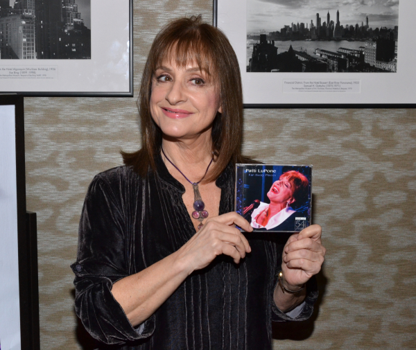 Patti LuPone at the Far Away Places CD signing.
