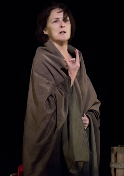 Fiona Shaw as the Virgin Mary in The Testament of Mary.