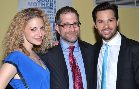 Marry Me a Little stars Lauren Molina and Jason Tam will celebrate their cast recording with director Jonathan Silverstein (center) at Barnes &amp; Noble.