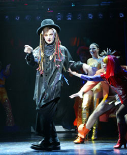Euan Morton as Boy George in the 2003 Broadway production of Taboo.