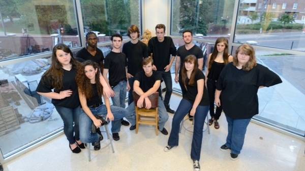 The company of The Laramie Project at the University of Mississippi.