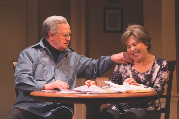 Writing-and-performing husband-and-wife duo Paul Dooley and Winnie Holzman in One of Your Biggest Fans at New Brunswick, New Jersey&#39;s George Street Playhouse.