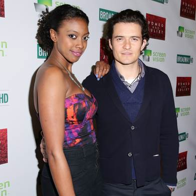 Condola Rashad and Orlando Bloom starred in the Broadway revival of Shakespeare&#39;s Romeo and Juliet, directed by David Leveaux, at the Richard Rodgers Theatre.