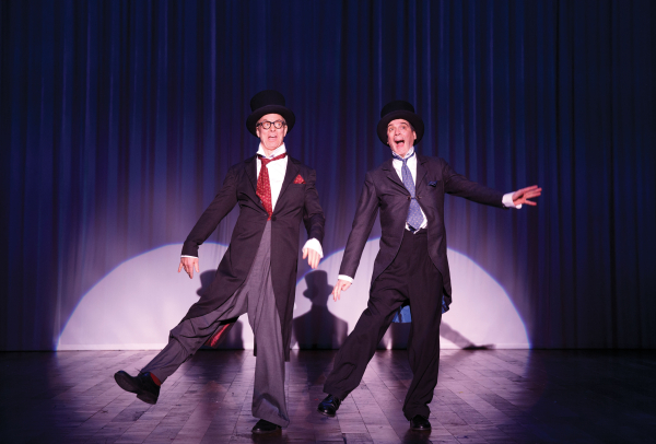 Bill Irwin and David Shiner in Old Hats at the Pershing Square Signature Center.