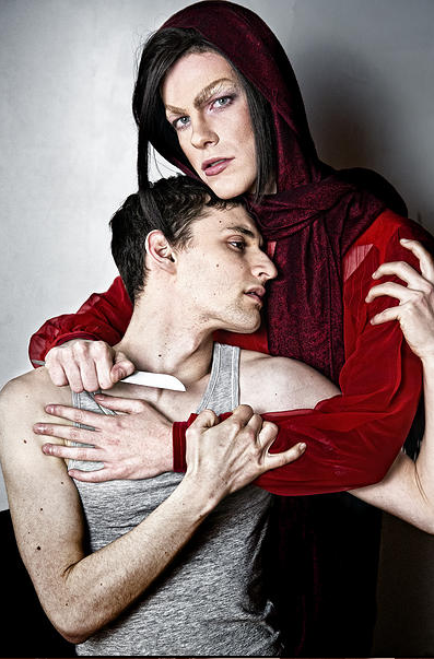 Jake Lasser and Chris Tyler in the Femme Fatale Theater production of Oscar Wilde&#39;s Vera; Or, The Nihilists. 
