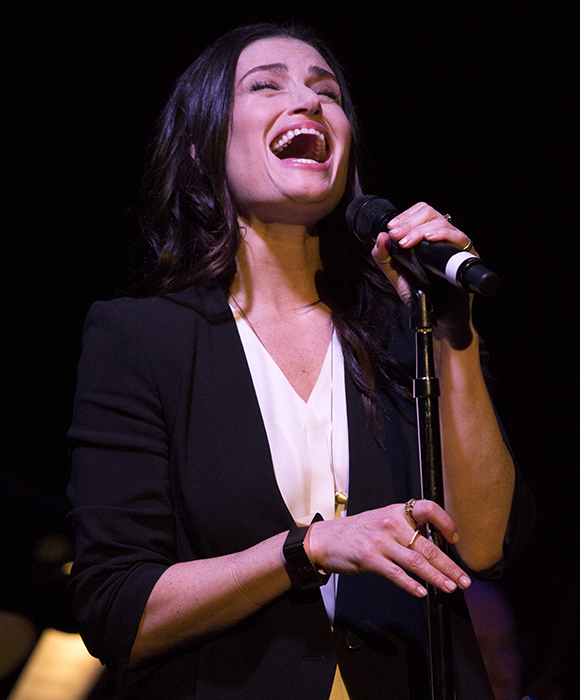 Idina Menzel takes the stage of The Cutting Room to offer a preview of the new musical If/Then.