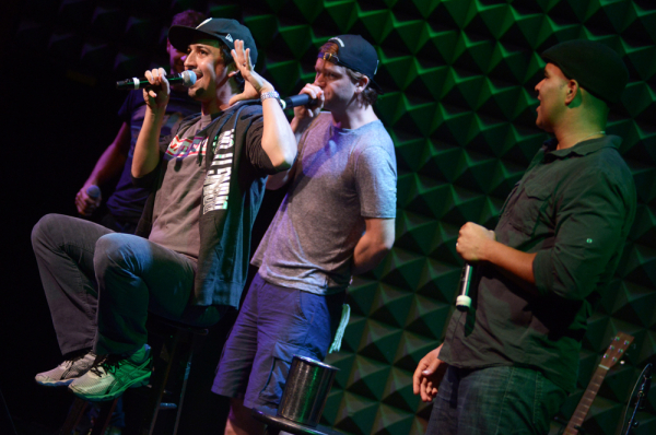 Lin-Manuel Miranda and the members of Freestyle Love Supreme. The improv hip hop group will be among the guest speakers at the TEDx Broadway conference on February 24. 