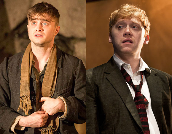 Daniel Radcliffe and Rupert Grint win WhatsOnStage Awards.