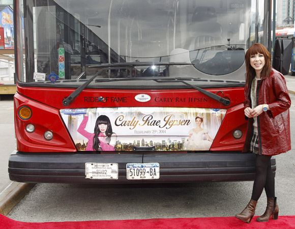 Carly Rae Jepsen is the newest inductee into the coveted Ride of Fame.