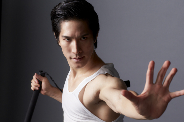 Cole Horibe stars as Bruce Lee in David Henry Hwang&#39;s Kung Fu, directed by Leigh Silverman, at Signature Theatre.