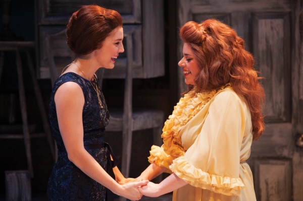 Mara Davi (left) as Bertie and Alysha Umphress as Cee Cee in the musical Beaches, directed by Eric Schaeffer at Virginia&#39;s Signature Theatre.