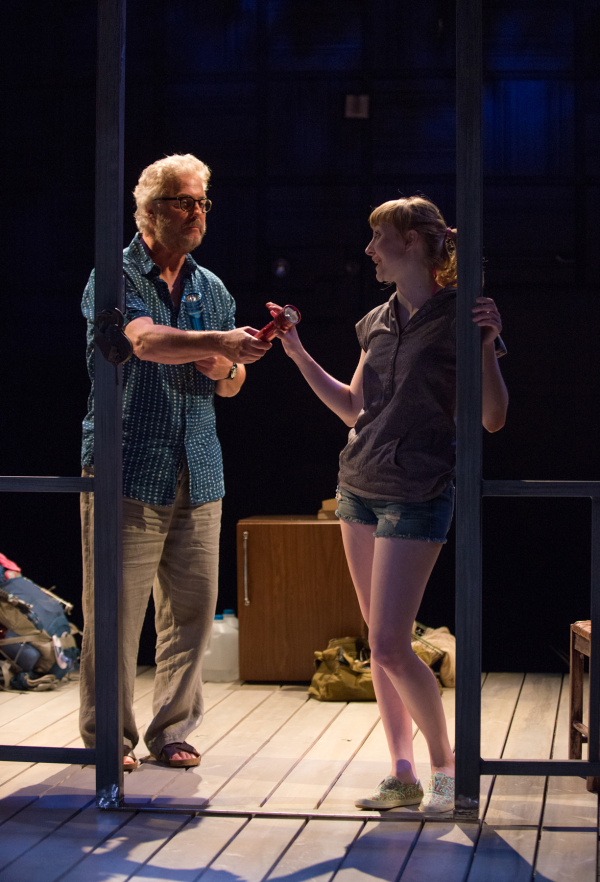William Petersen as Sterling and Rae Gray his niece Becky in the West Coast premiere of Greg Pierce&#39;s Slowgirl at the Geffen Playhouse.