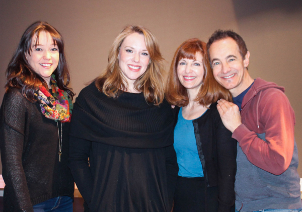 Cameron Adams, Emily Skinner, Lynn Halliday, and Jason Graae star in Inventing Mary Martin, written and directed by Stephen Cole, at off-Broadway&#39;s York Theatre Company.