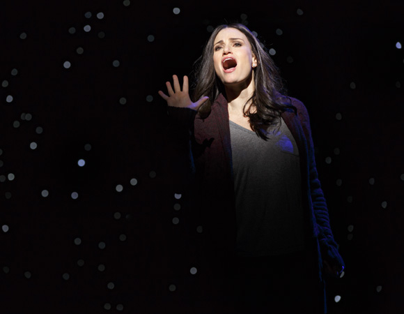 Tony winner Idina Menzel plays the dual roles of &quot;Liz&quot; and &quot;Beth&quot; in Tom Kitt and Brian Yorkey&#39;s If/Then.